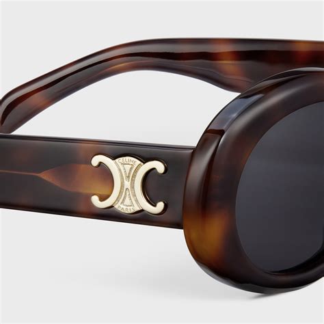 celine triomphe glasses dupe|triomphe 01 sunglasses in acetate.